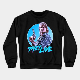 They Live Nada Retro Cult Classic Horror Fan Design Crewneck Sweatshirt